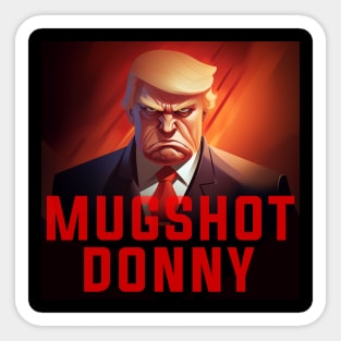 Donald Trump Mugshot Sticker